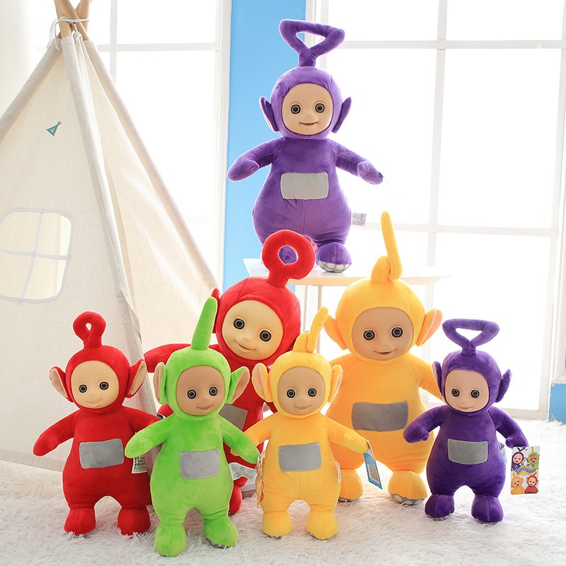Decorative Throw Pillow - 38CM Teletubbies Tinky Winky Dipsy Laa-Laa