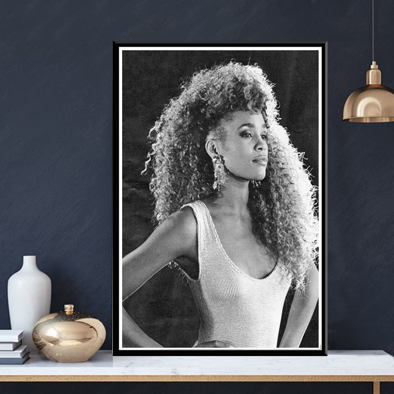 Home Decor Houston - Plakat i druki Whitney Houston gwiazda
