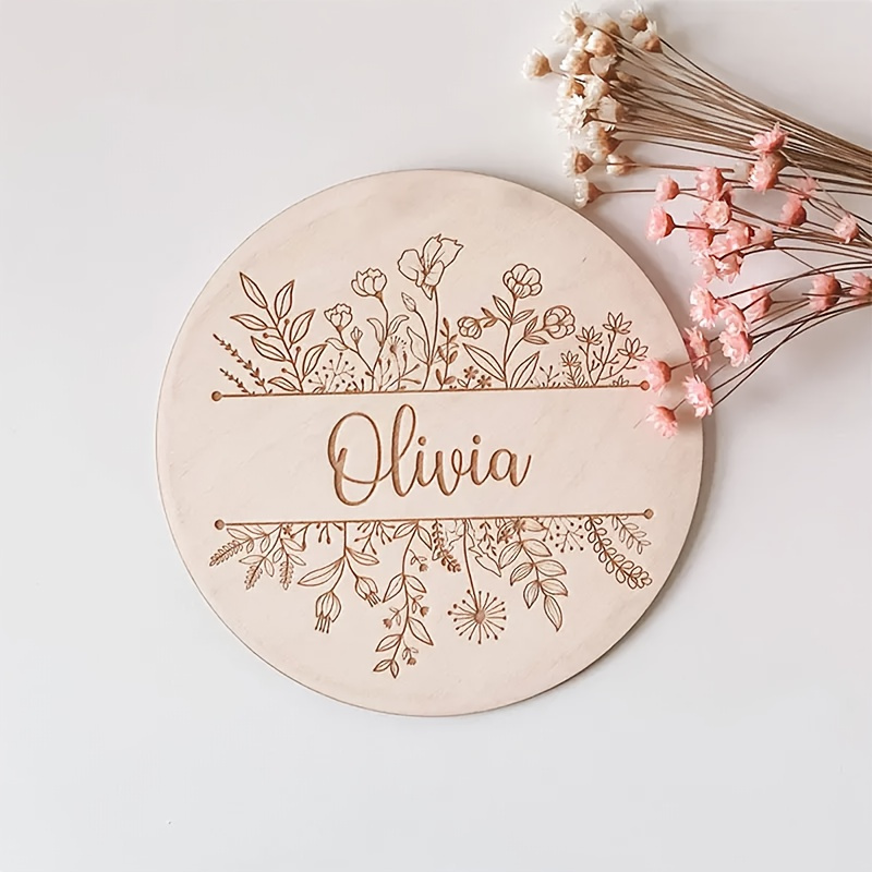 Home Decor Unique - Spersonalizowana tabliczka z grawerowanym imieniem w
