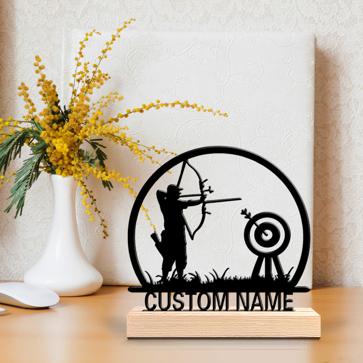 Home Decor Unique - 1 szt. Nowy Design Personalizowane Metalowe