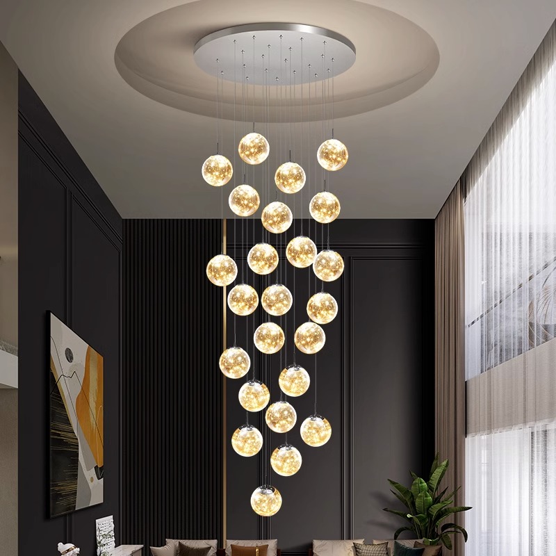 Hanging Moon Lamp - Nowoczesny wystrój domu oświetlenie led lampy