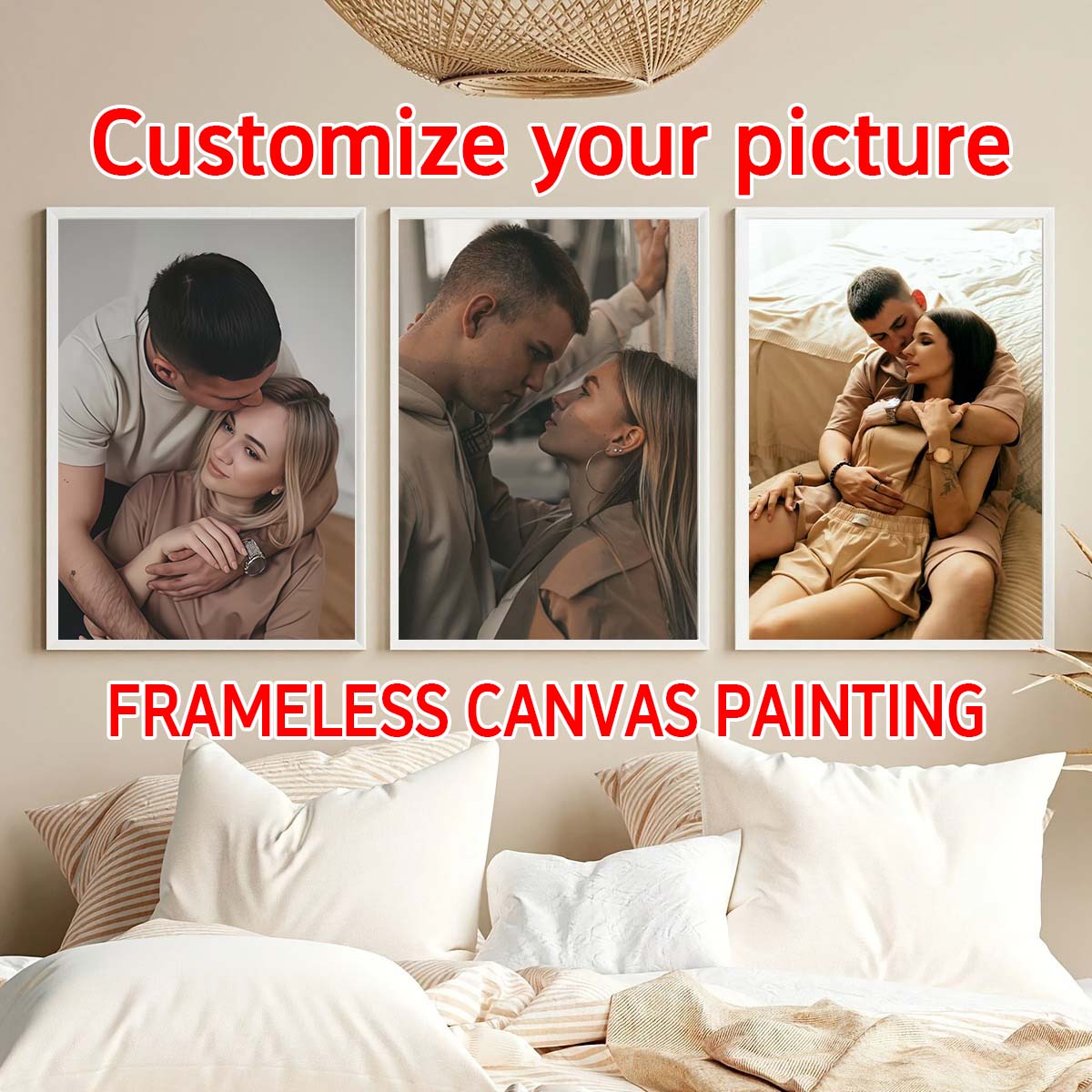 Canvas Painting - Tryptyk - 2D obraz olejny na