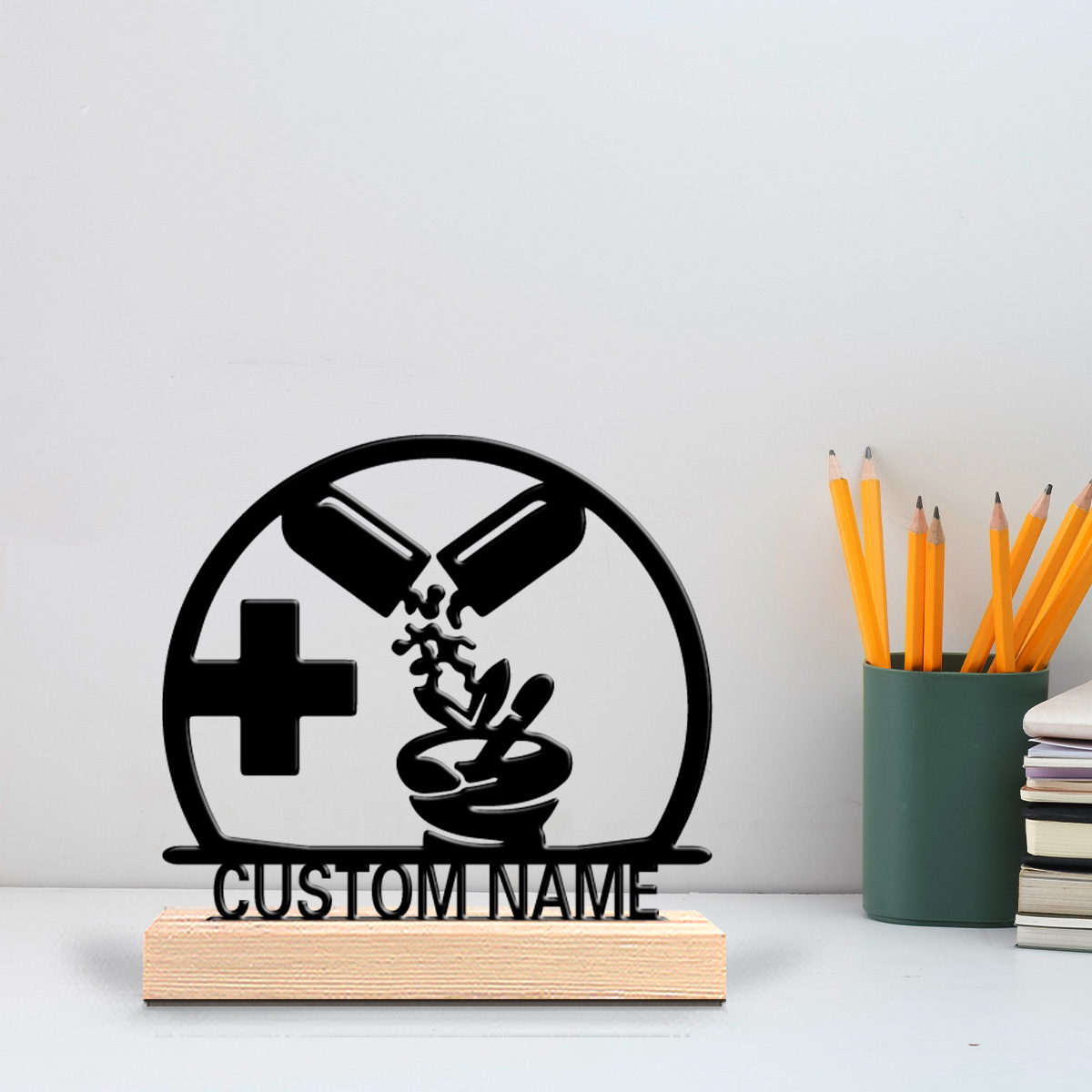 Home Decor Unique - 1 szt. Nowy Design Personalizowane Metalowe