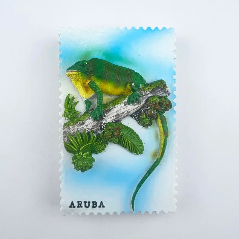 Home Decor Netherlands - Holland Magnes na lodówkę Aruba Pamiątki