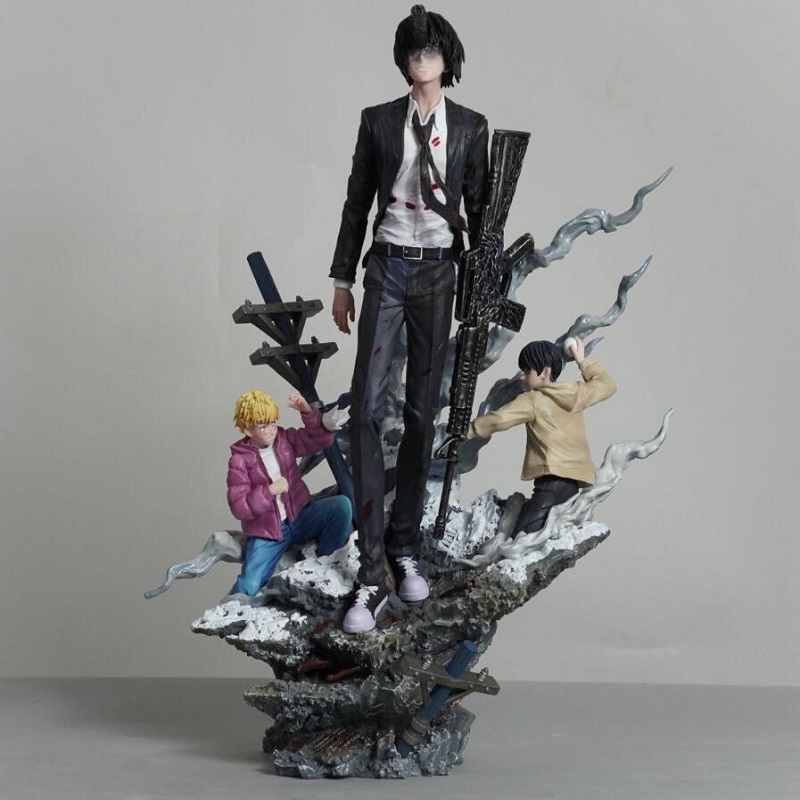 Home Decor Unique - Figurka Anime Chainsaw Man Gun Devil