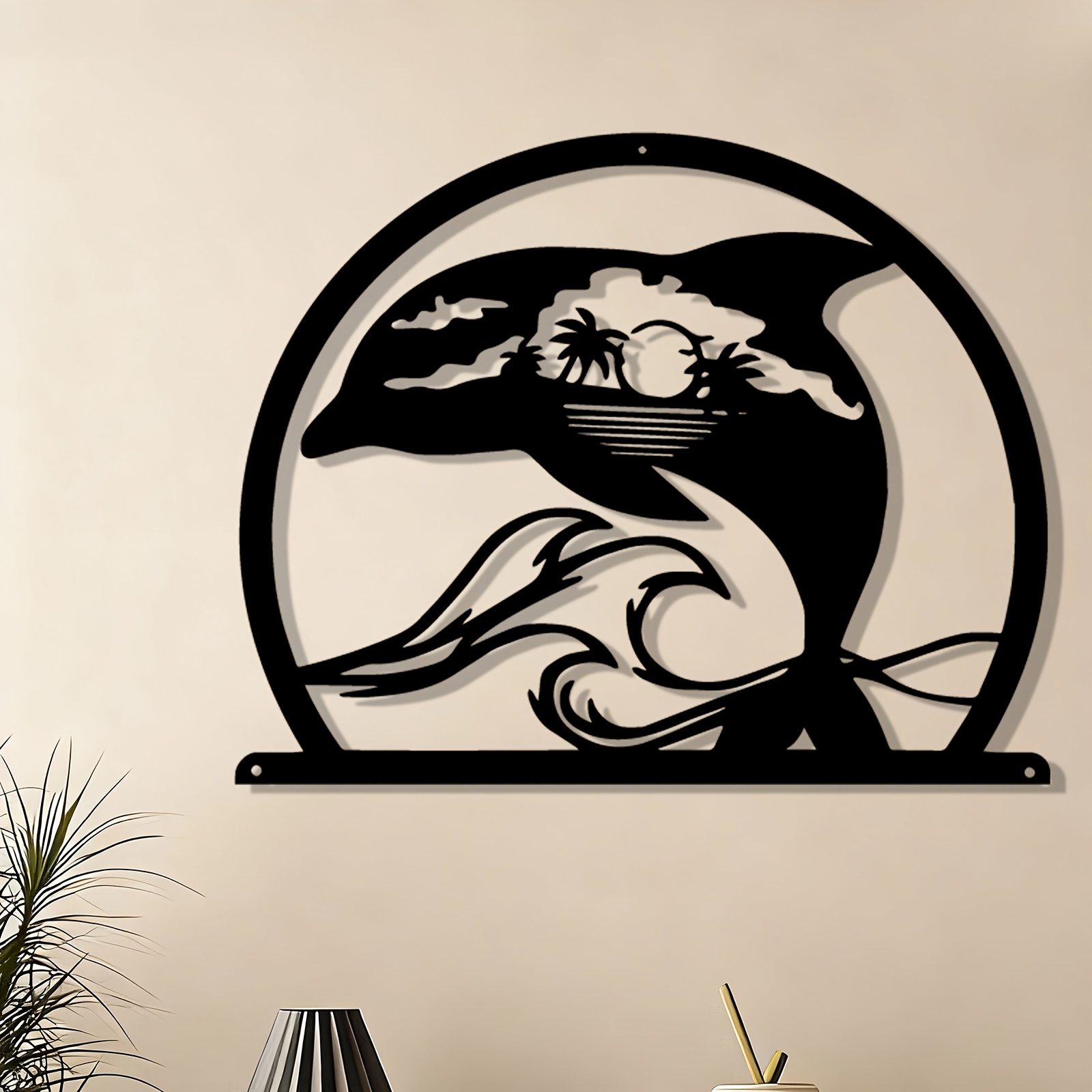 Home Decor Nautical - Metalowa dekoracja ścienna w stylu vintage