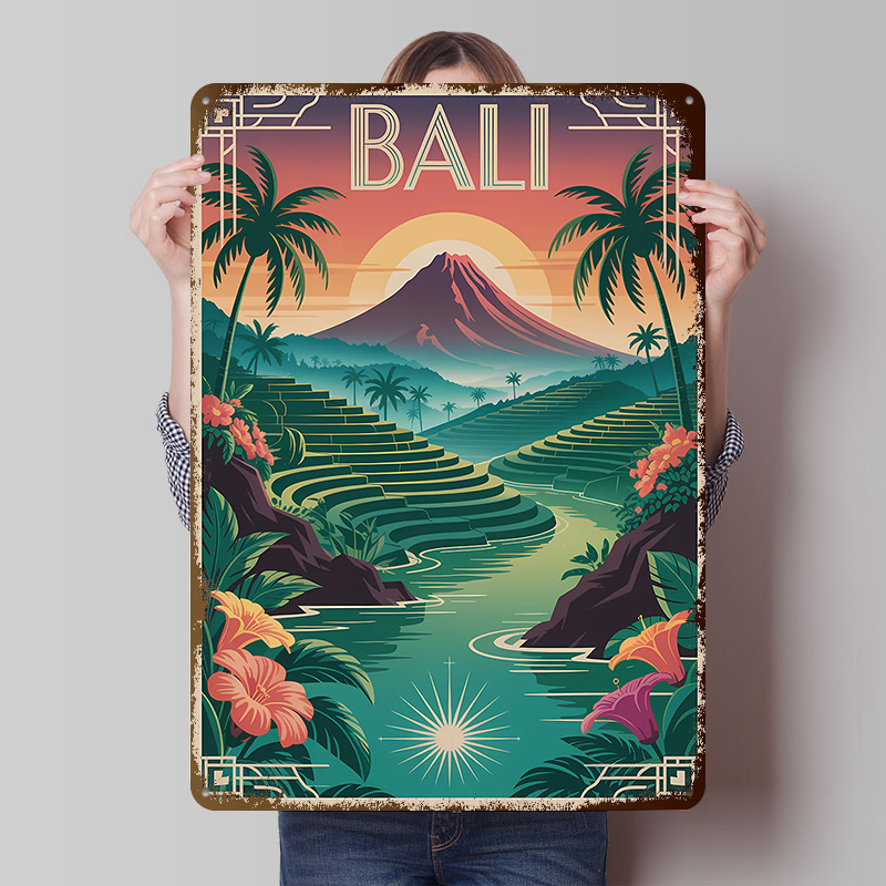 Home Decor Bali - Plakat w stylu Art Deco z