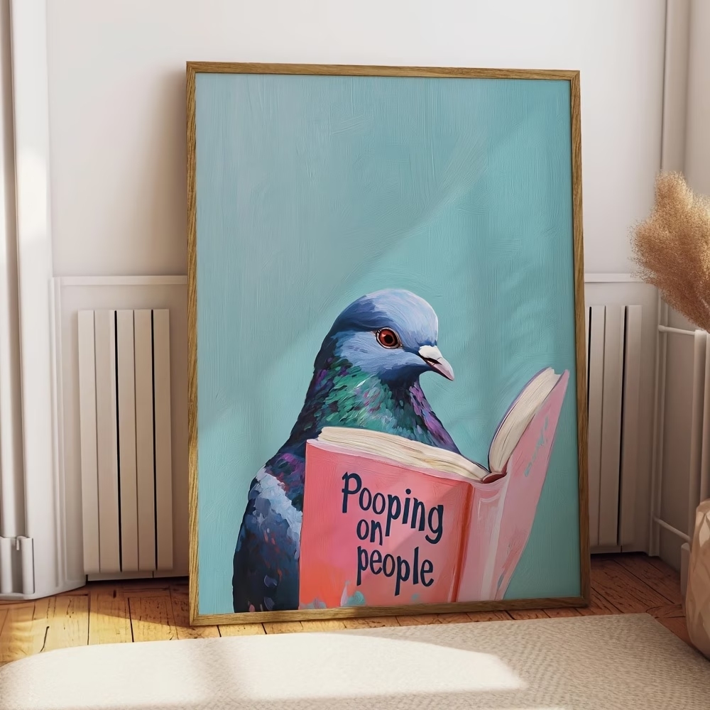 Home Decor Reviews - Nowoczesny Gołąb Czytający Książkę, Kupiący Się