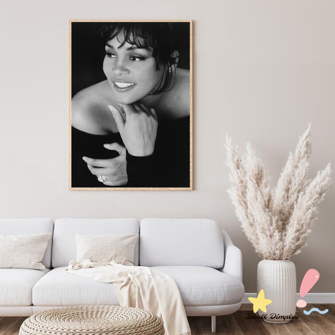 Home Decor Houston - Whitney Houston Music Star Plakat Canvas