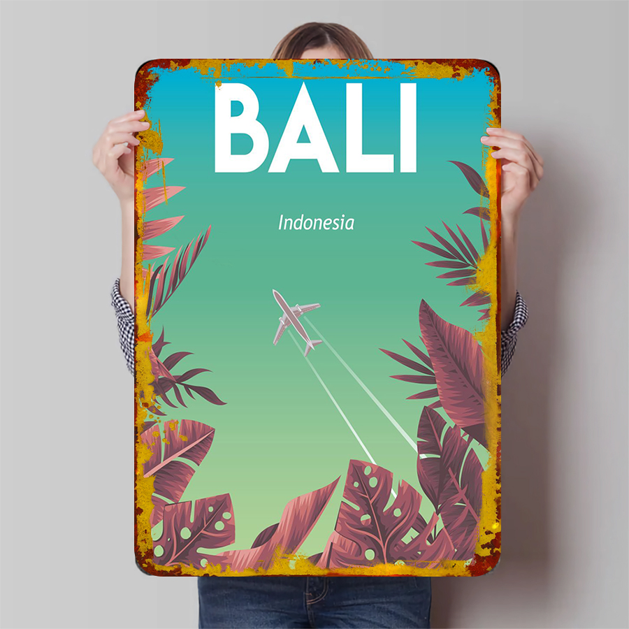Home Decor Bali - Metalowe dekoracje ścienne Bali Indie, tropikalne