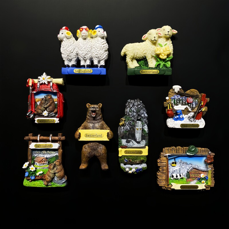 Home Decor Zurich - Magnesy na lodówkę 3D Bern Zurich