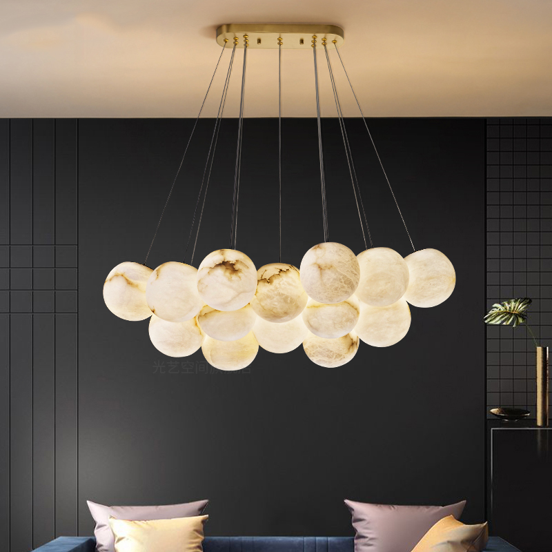 Hanging Moon Lamp - Nowoczesna minimalistyczna dekoracja domu, lampa wisząca