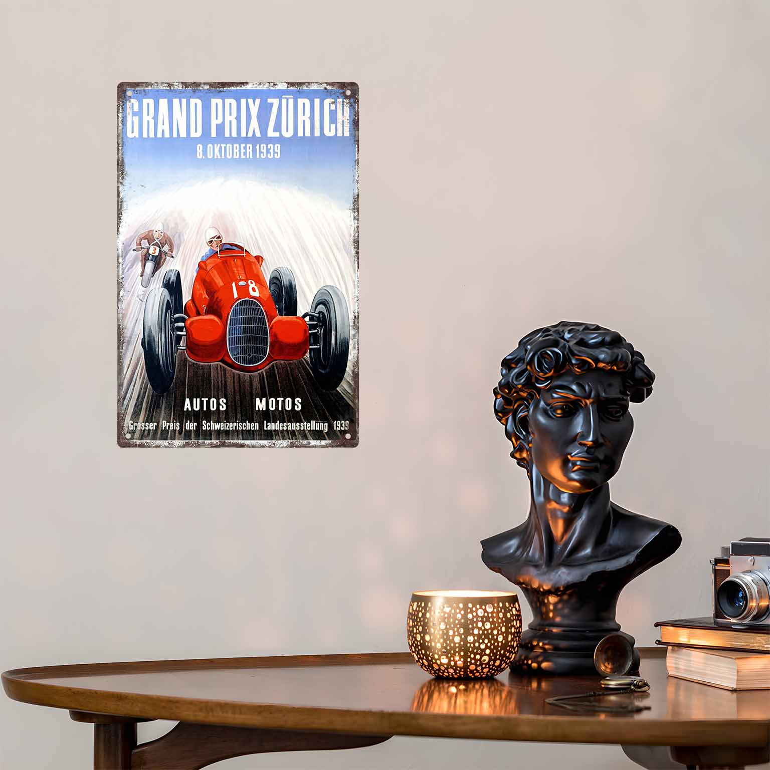 2D PŁASKI 1 szt. Plakat Wyścig – Home Decor Zurich recenzja i cena