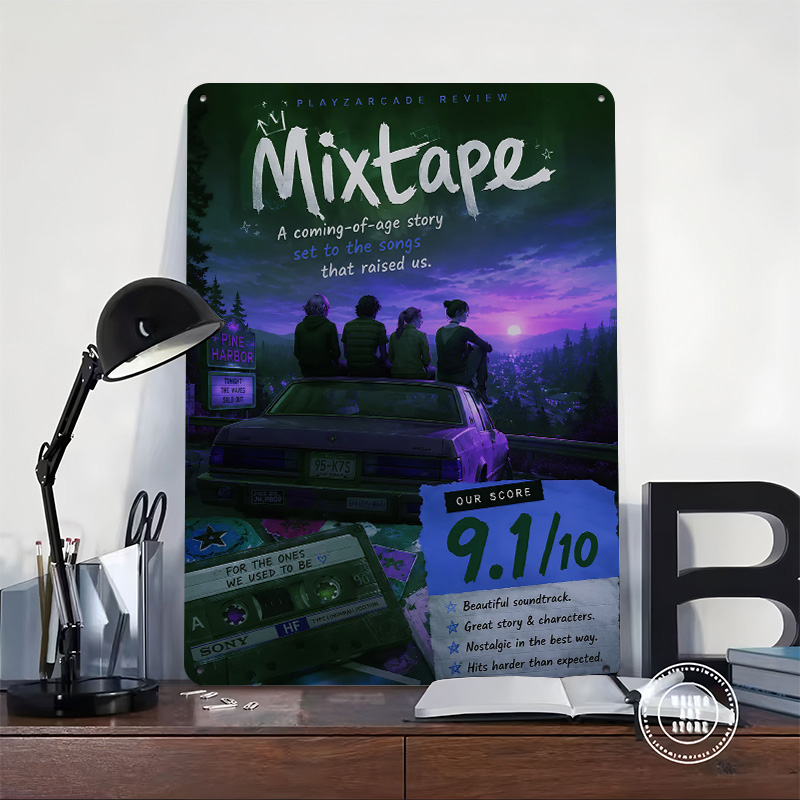 Recenzja gry Mixtape, plakat z – Review Home Decor recenzja i cena