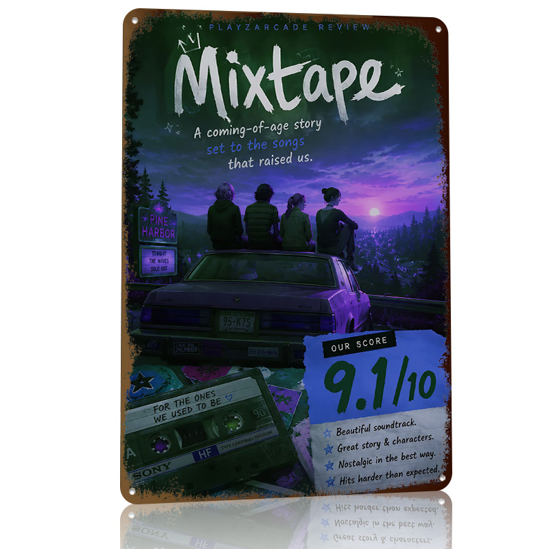 Recenzja gry Mixtape, plakat z – Review Home Decor recenzja i cena