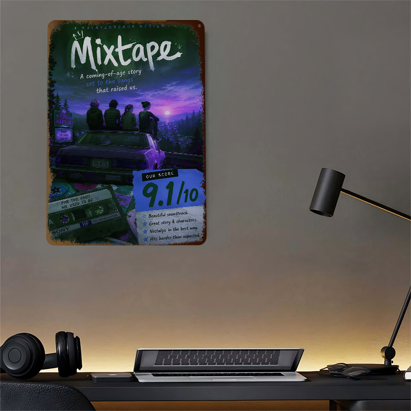 Recenzja gry Mixtape, plakat z – Review Home Decor recenzja i cena