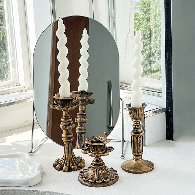 Antyczny brązowy świecznik w s – Home Decoration recenzja i cena