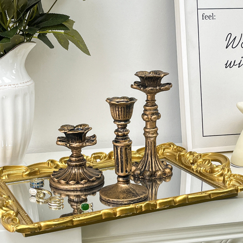 Antyczny brązowy świecznik w s – Home Decoration recenzja i cena