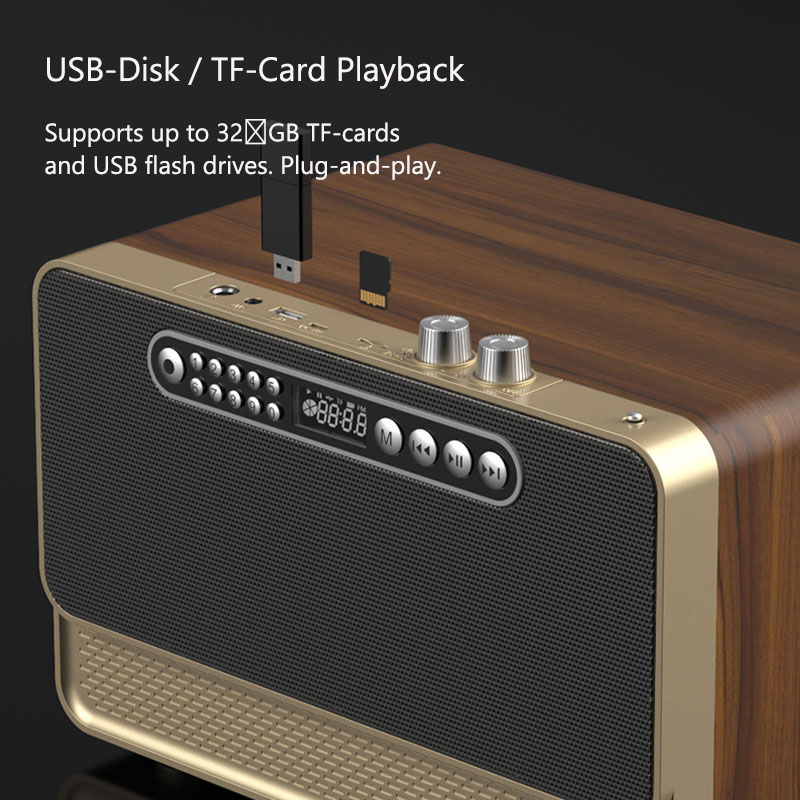 Drewniany głośnik Bluetooth w  – Home Decor Range recenzja i cena