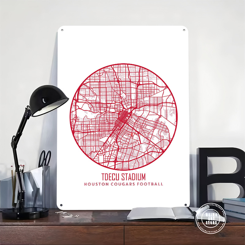 Houston Cougars Plakat z tekst – Home Decor Houston recenzja i cena