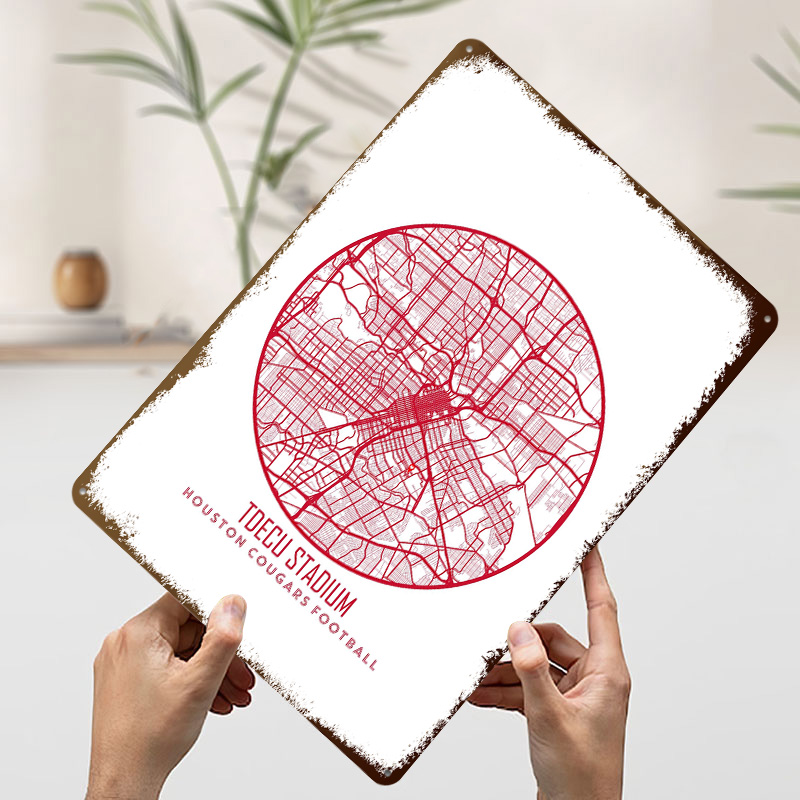Houston Cougars Plakat z tekst – Home Decor Houston recenzja i cena