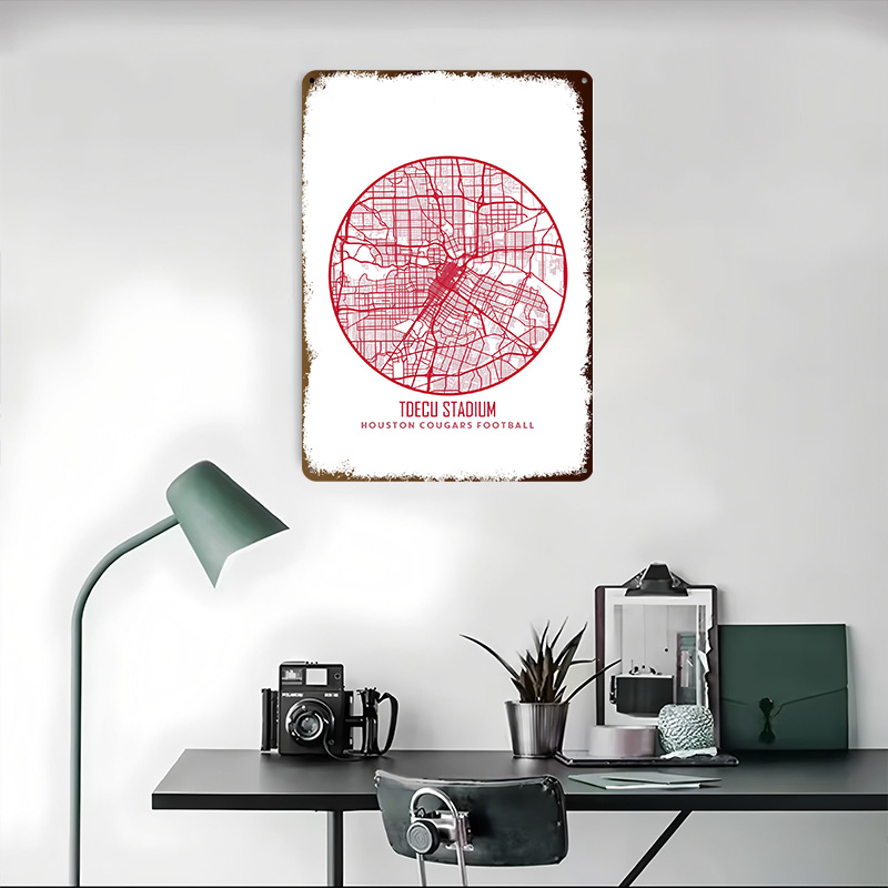 Houston Cougars Plakat z tekst – Home Decor Houston recenzja i cena