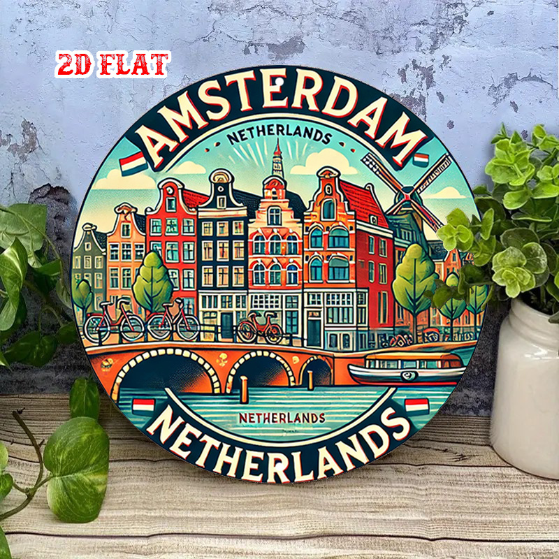 Płaska, dwuwymiarowa, okrągła  – Home Decor Netherlands recenzja i cena