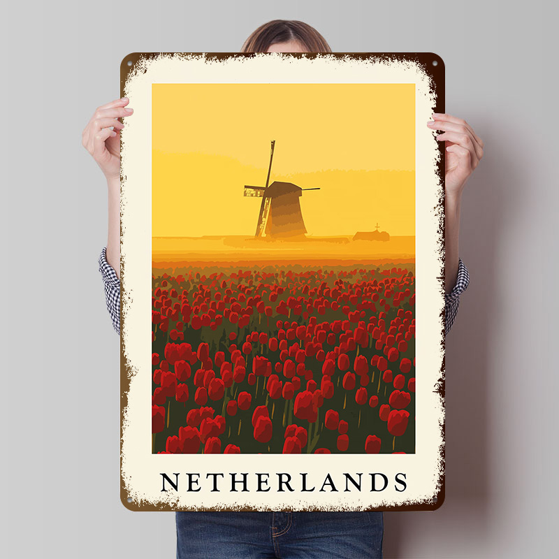 Holenderski Wiatrak i Tulipany – Home Decor Netherlands recenzja i cena