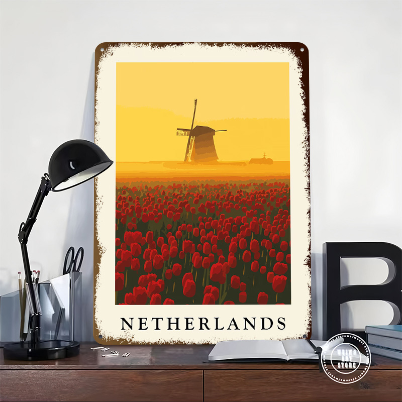 Holenderski Wiatrak i Tulipany – Home Decor Netherlands recenzja i cena