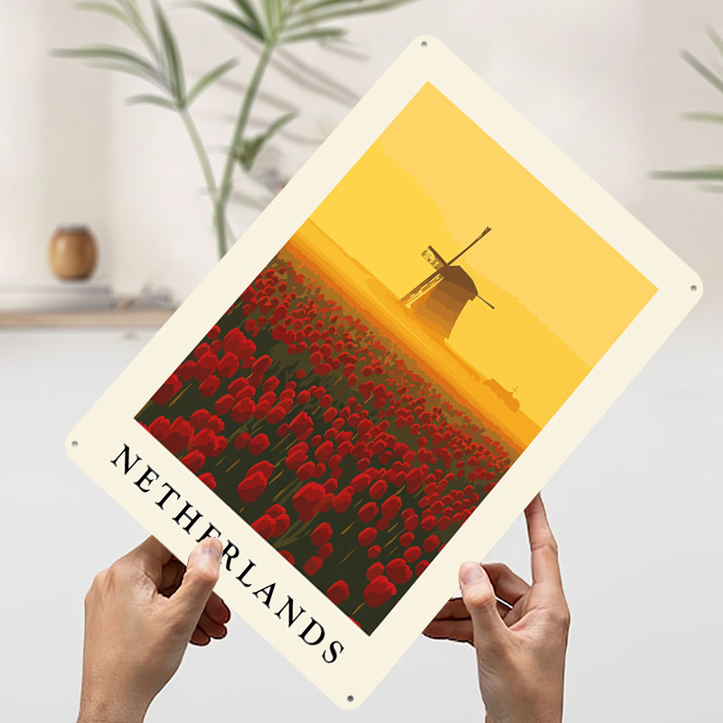 Holenderski Wiatrak i Tulipany – Home Decor Netherlands recenzja i cena