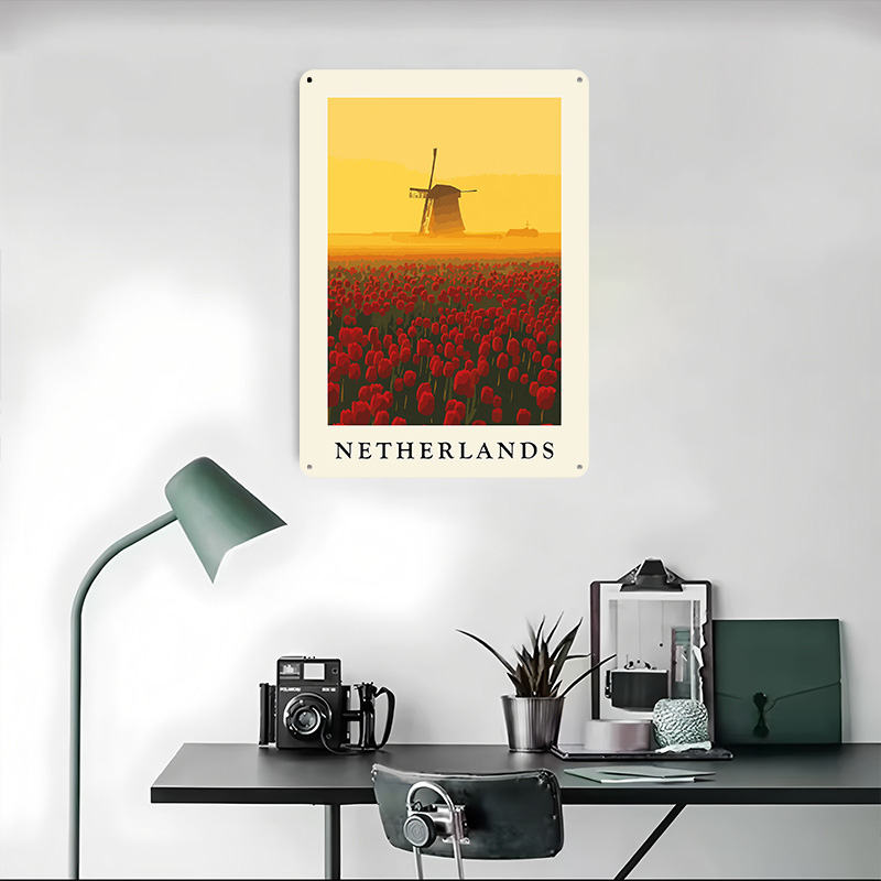 Holenderski Wiatrak i Tulipany – Home Decor Netherlands recenzja i cena