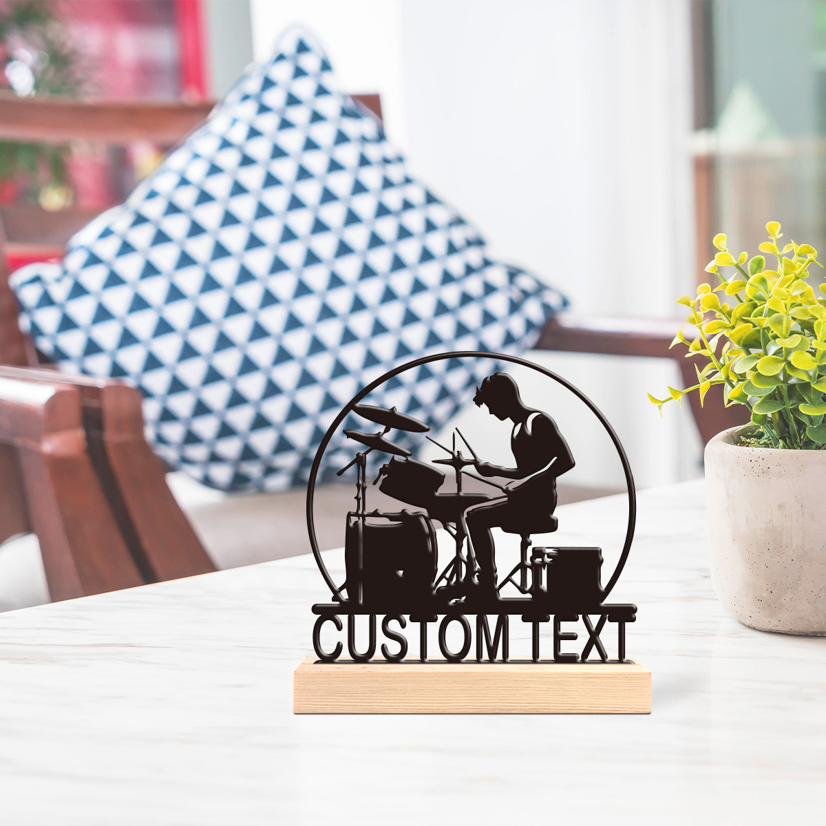 1 szt. Ciekawa metalowa statue – Home Decor Unique recenzja i cena