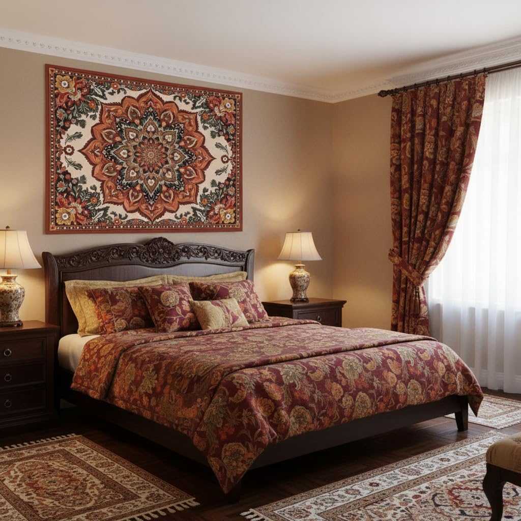Gobelin Mandala w Stylu Vintag – Home Decor Indonesia recenzja i cena