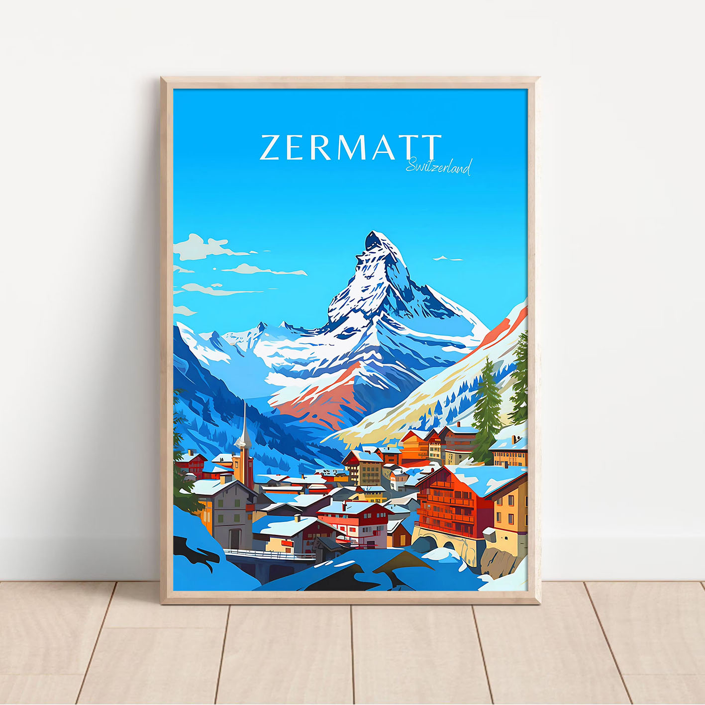 Szwajcarskie Alpy Zimowy Krajo – Home Decor Zurich recenzja i cena
