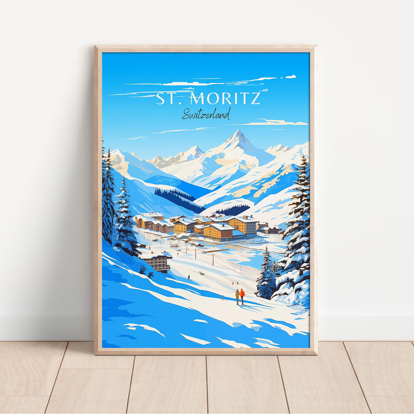 Szwajcarskie Alpy Zimowy Krajo – Home Decor Zurich recenzja i cena