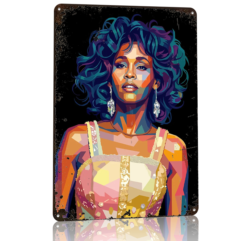 Whitney Houston Pop Art Portre – Home Decor Houston recenzja i cena