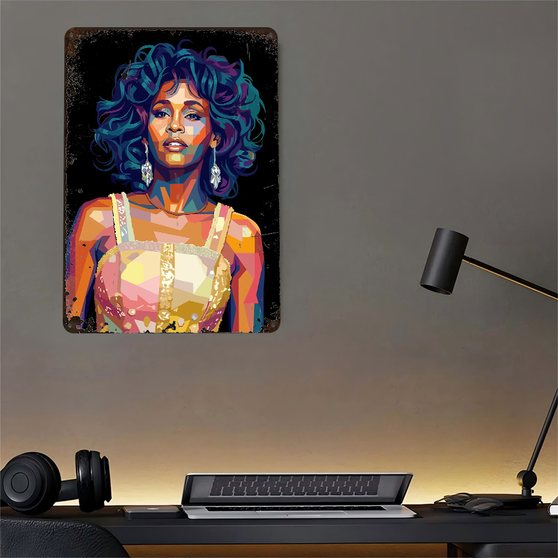 Whitney Houston Pop Art Portre – Home Decor Houston recenzja i cena