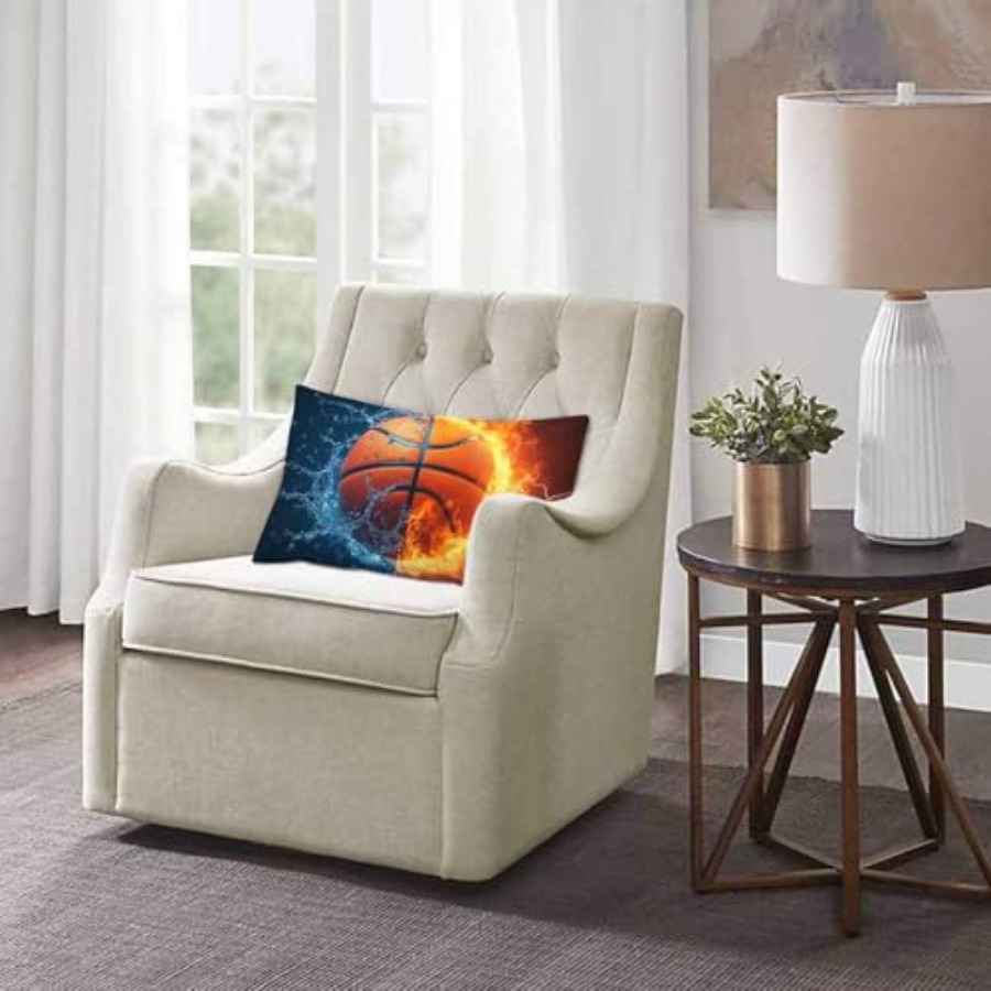 Poszewka na poduszkę Ogień i L – Decorative Throw Pillow recenzja i cena