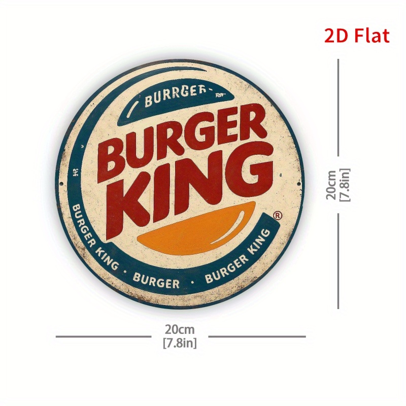 Logo Burger King w stylu retro – Home Decor Logo recenzja i cena