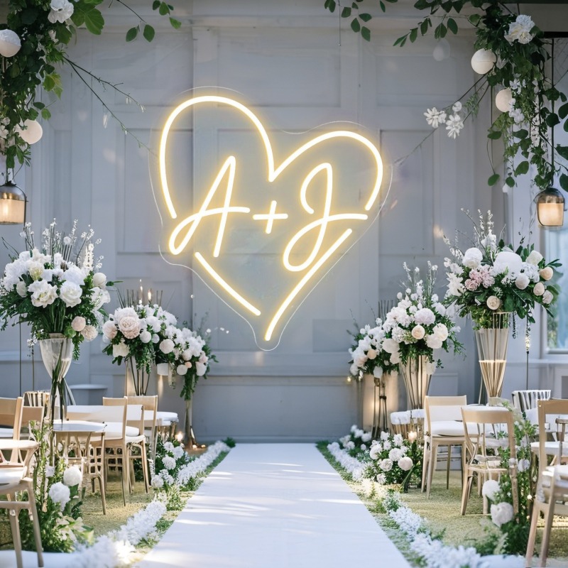 Neon LED w kształcie serca z i – Home Decor Unique recenzja i cena