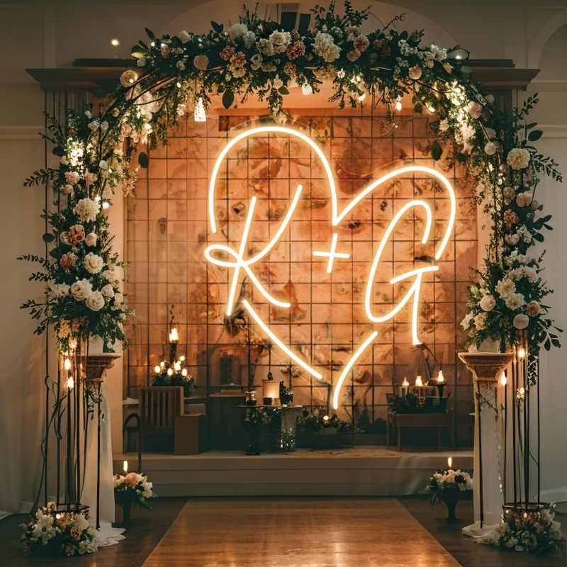 Neon LED w kształcie serca z i – Home Decor Unique recenzja i cena