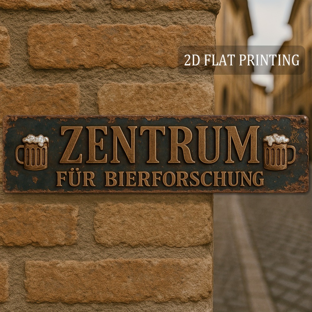 Metalowy szyld 2D, płaski, zab – Germany Home Decor recenzja i cena