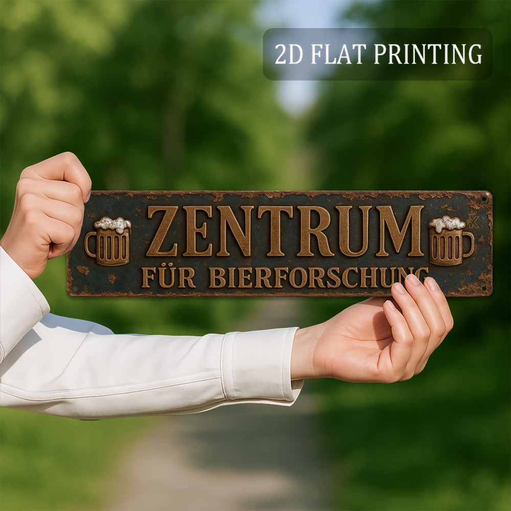 Metalowy szyld 2D, płaski, zab – Germany Home Decor recenzja i cena