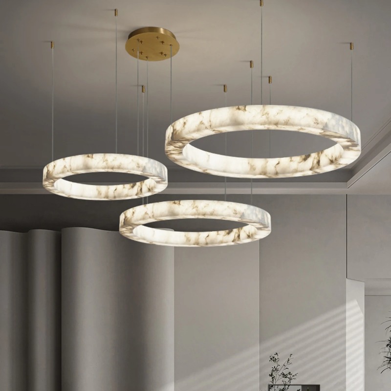 Lampa wisząca imitująca marmur – Hanging Moon Lamp recenzja i cena