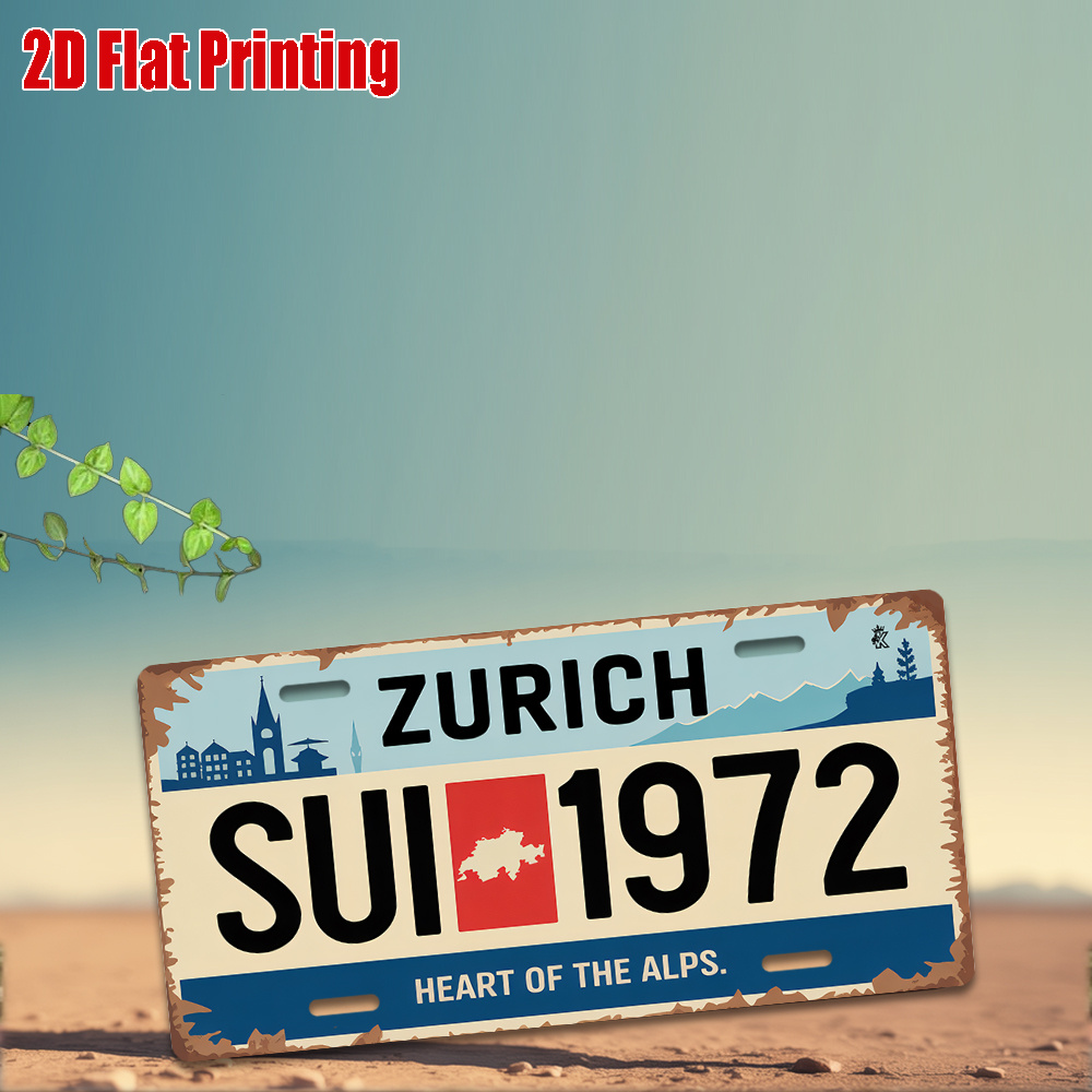 Znak AL - Vintage, trwała meta – Home Decor Zurich recenzja i cena