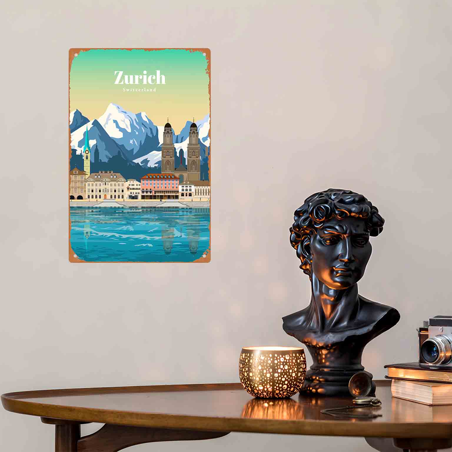 2D PŁASKA DEKORACJA ŚCIENNA Z  – Home Decor Zurich recenzja i cena
