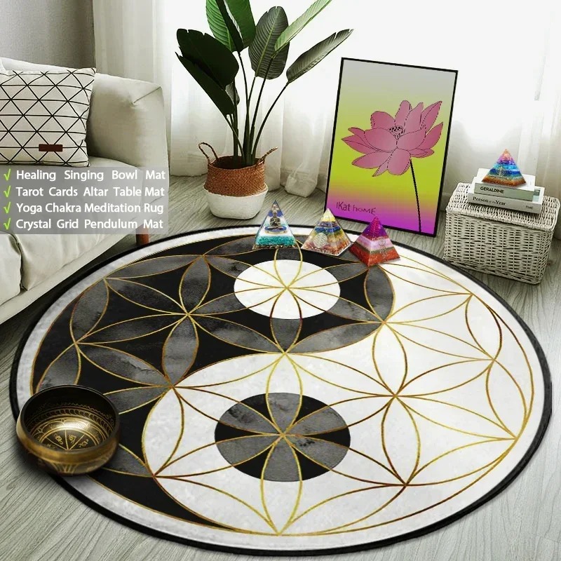 Okrągły dywan Yin Yang Taiji K – Home Decor Indonesia recenzja i cena