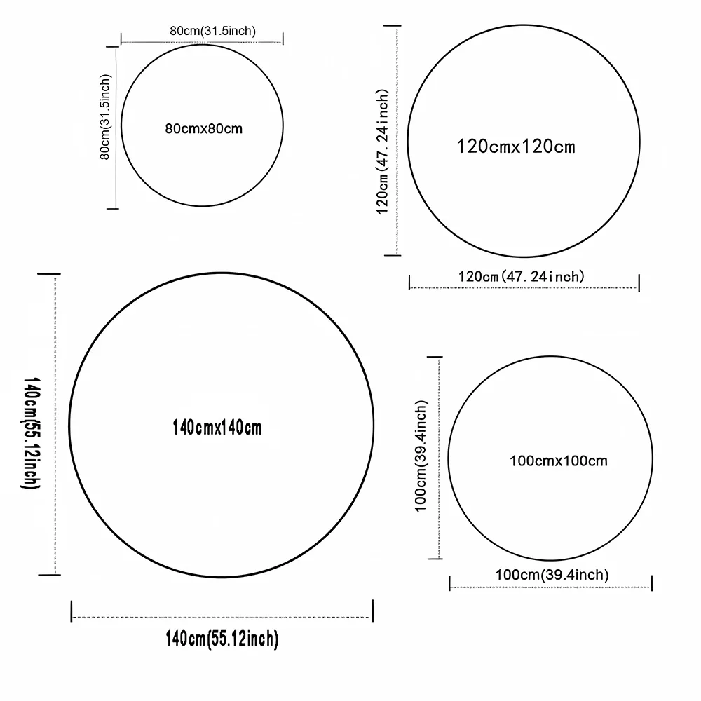 Okrągły dywan Yin Yang Taiji K – Home Decor Indonesia recenzja i cena