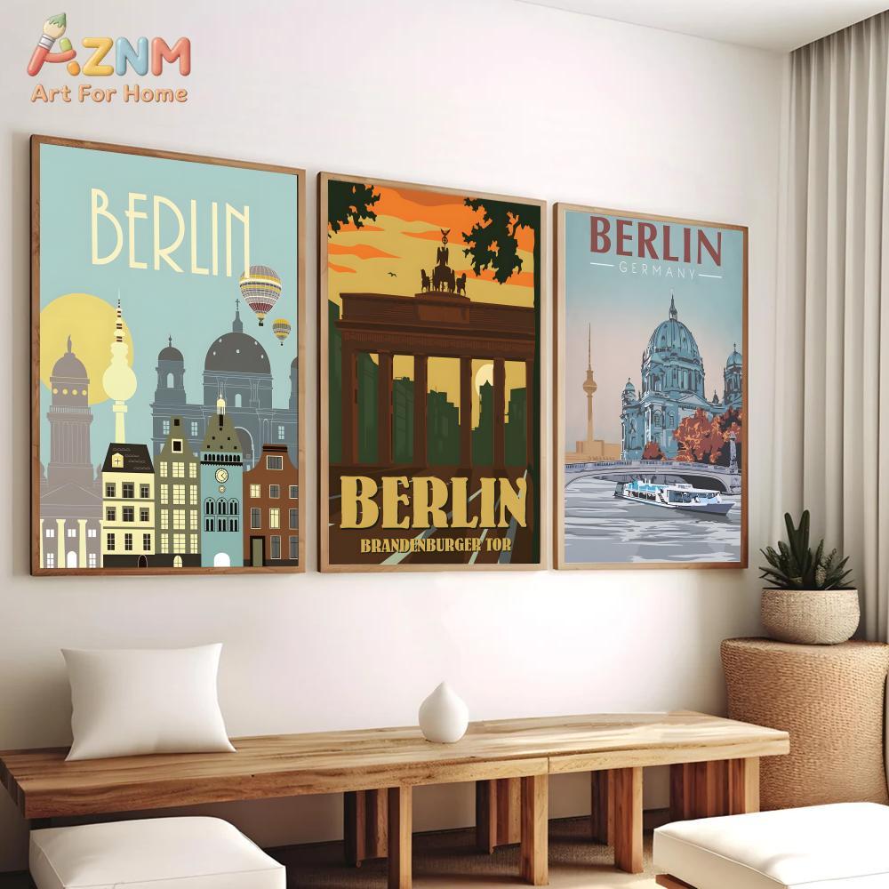 AZNM Berlin Niemcy Obraz na pł – Germany Home Decor recenzja i cena