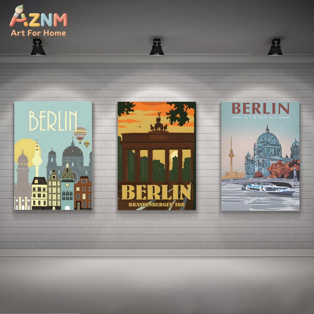 AZNM Berlin Niemcy Obraz na pł – Germany Home Decor recenzja i cena